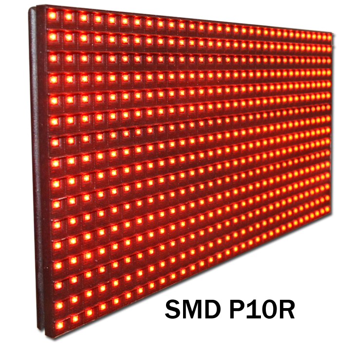 Уличный светодиодный модуль красный smd P10